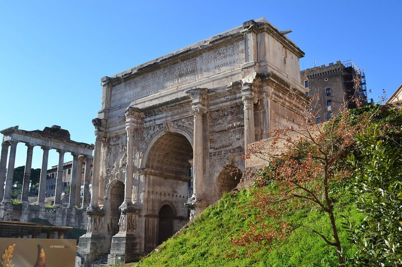 Roman Forum in Italy